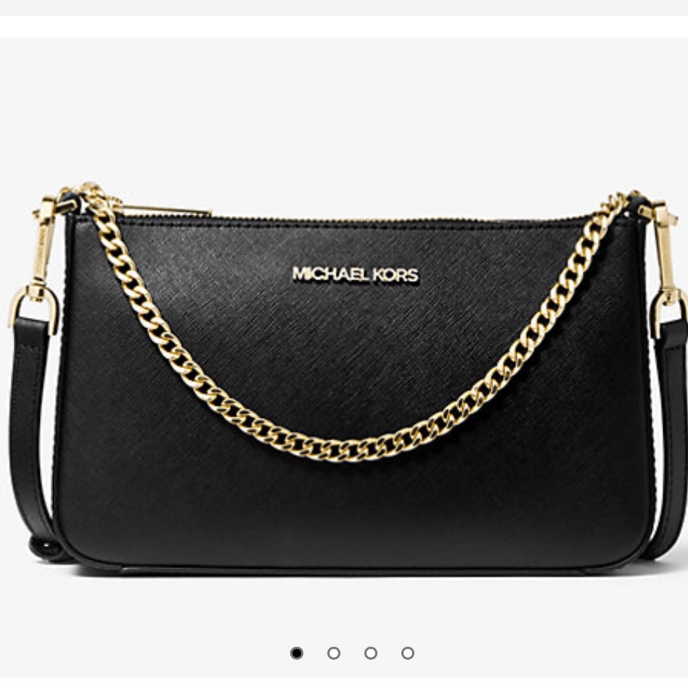 Michael Kors Black Crossbody Jet Set Travel Bag